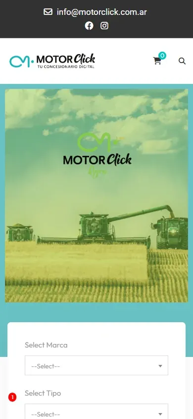 MotorClick adaptado a un teléfono.